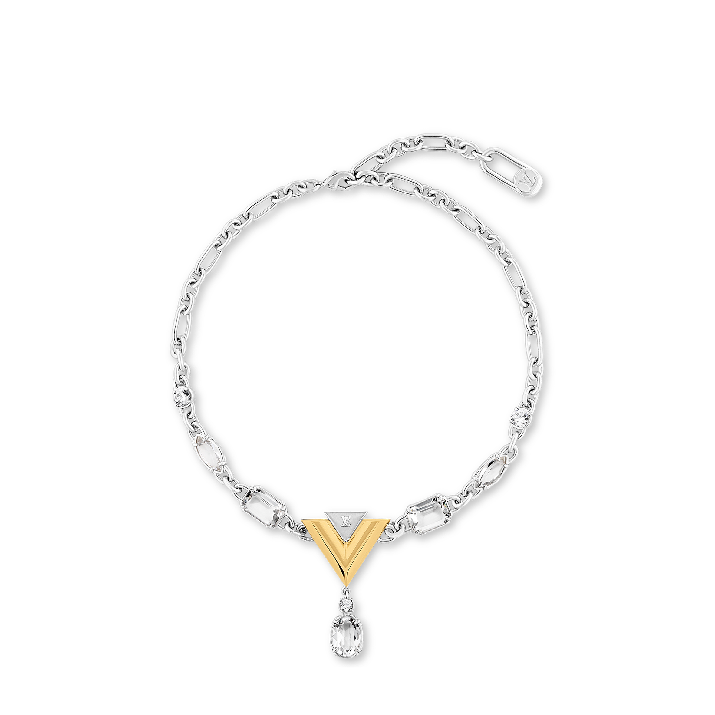 LOUIS VUITTON V FOR VUITTON NECKLACE M02278